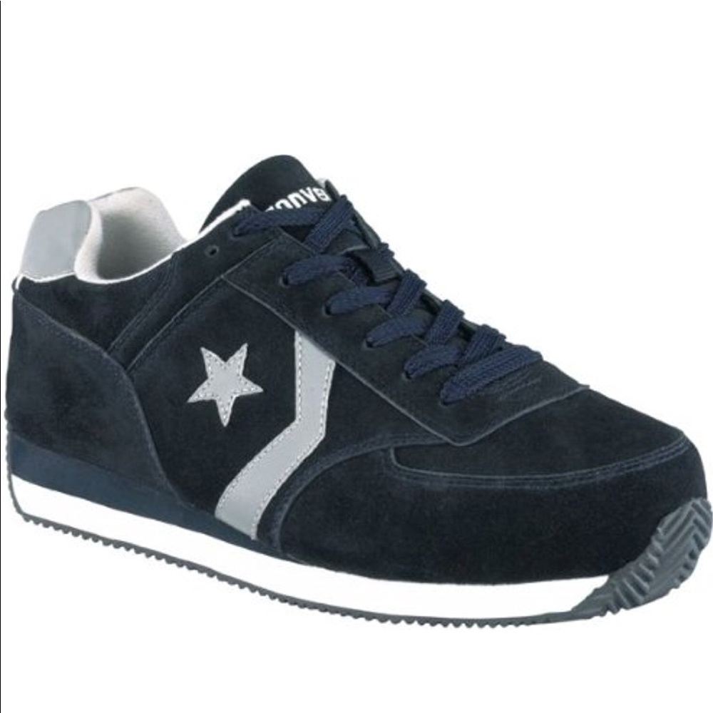 Converse Navy Blue Retro Jogger steel toe shoe